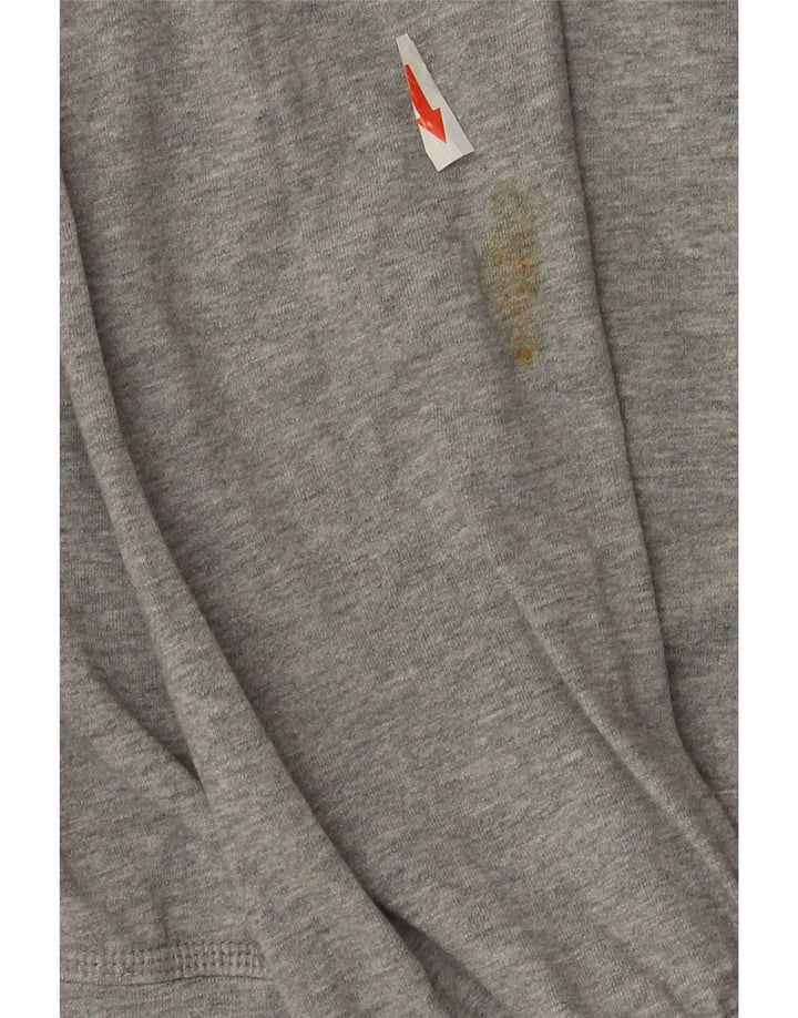 Nike Damen Kapuzenpullover UK 8/10 Small Grau meliert