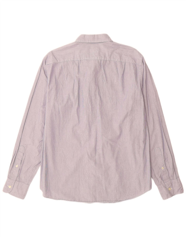 Tailored Fit-Hemd für Herren von J. Crew aus mittelblauer Nadelstreifen-Baumwolle