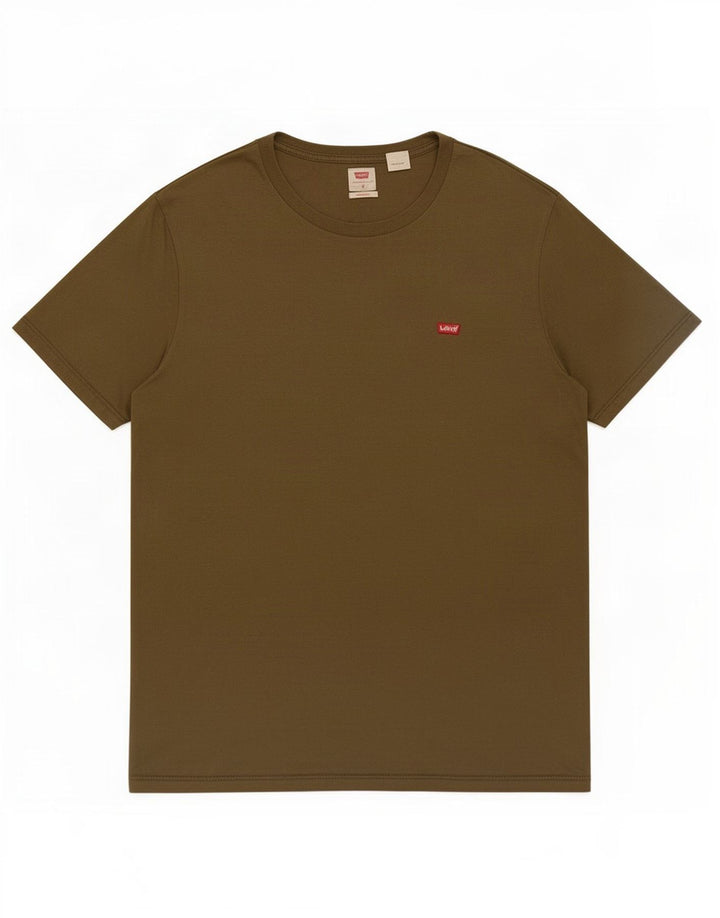Levi's Herren Standard-T-Shirt-Oberteil aus Baumwolle in mittlerem Khaki