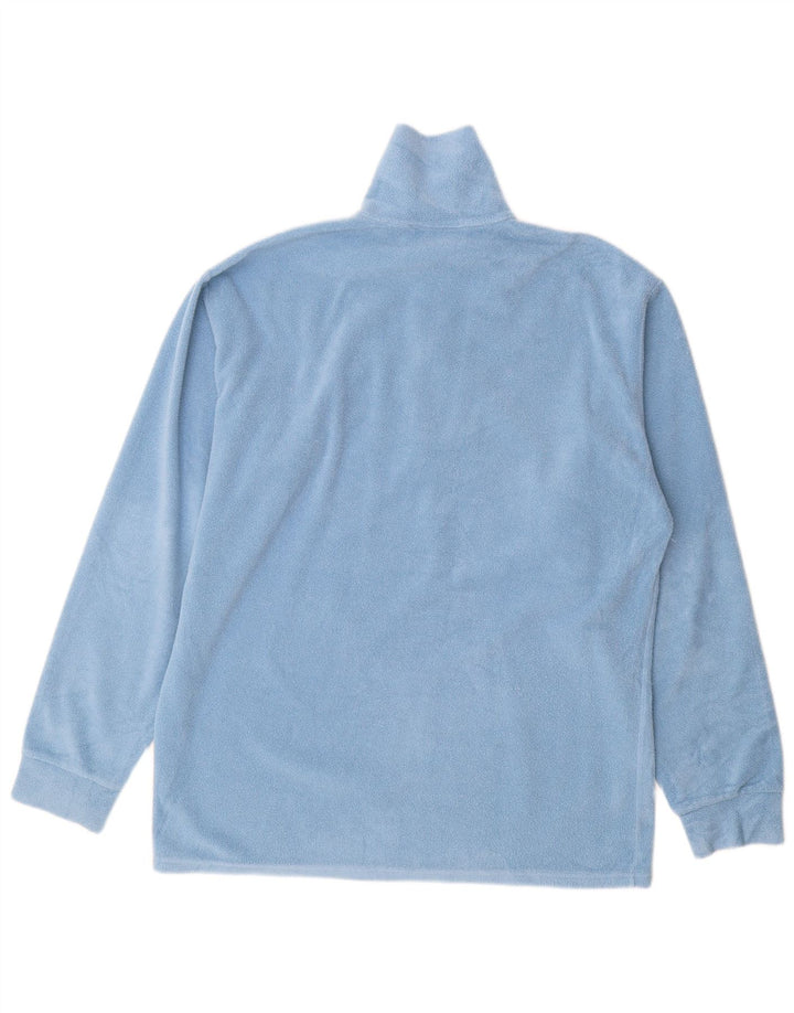 FILA Herren-Fleecepullover mit Reißverschluss, XL, Blau, Polyester