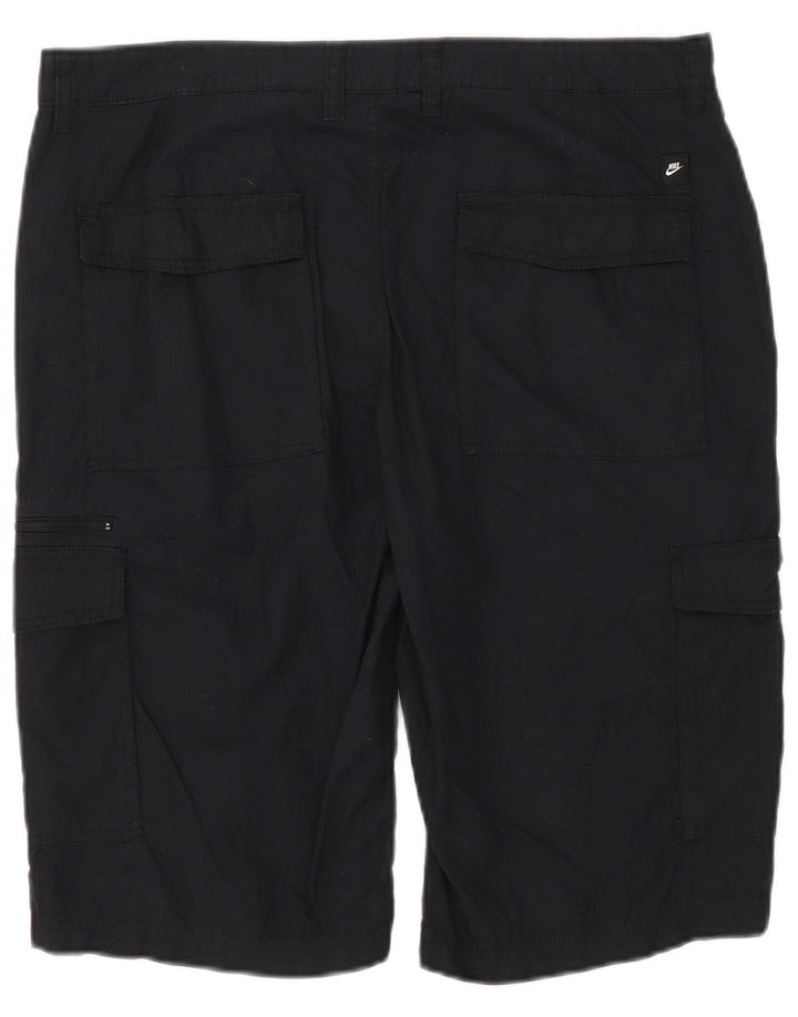 Nike Herren Cargo Shorts W36 Große schwarze Baumwolle