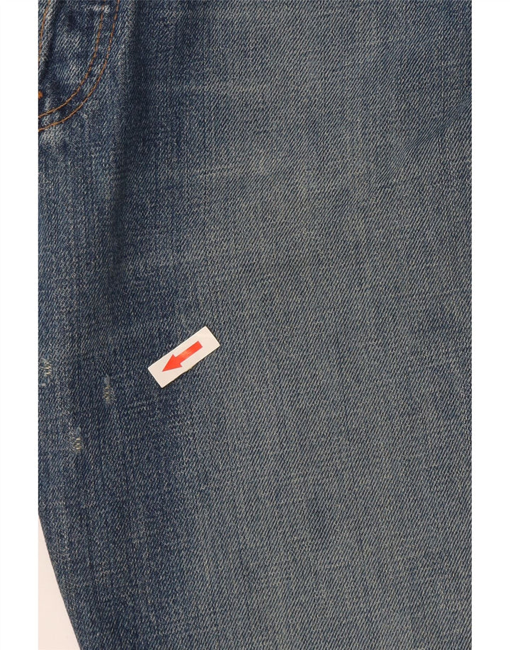 Levi's Herren 501 Distressed Straight Jeans W27 L32 Blaue Baumwolle