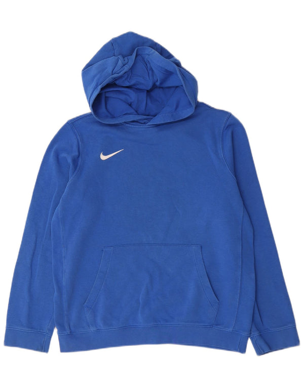 Nike Jungen Kapuzenpullover, 13–14 Jahre, XL, blaue Baumwolle