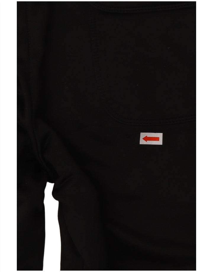 NIKE Damen Bermuda Sport Shorts US 4/6 Small Schwarz Polyester