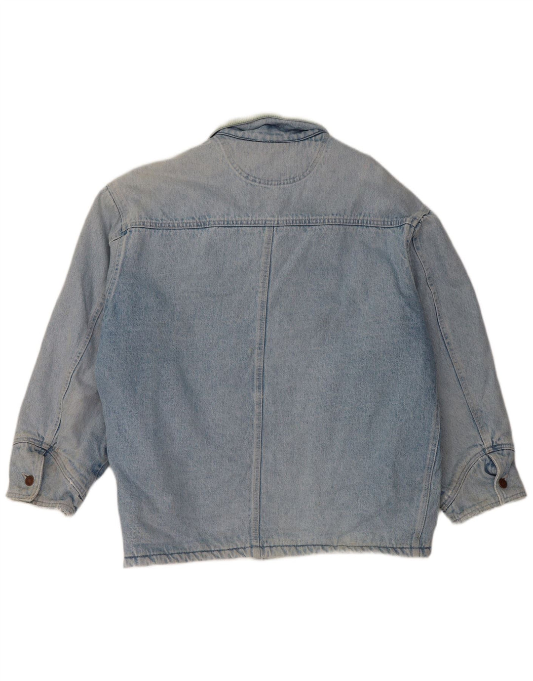 Uniform Herren Denim Sherpa Jacke UK 42 XL Blau