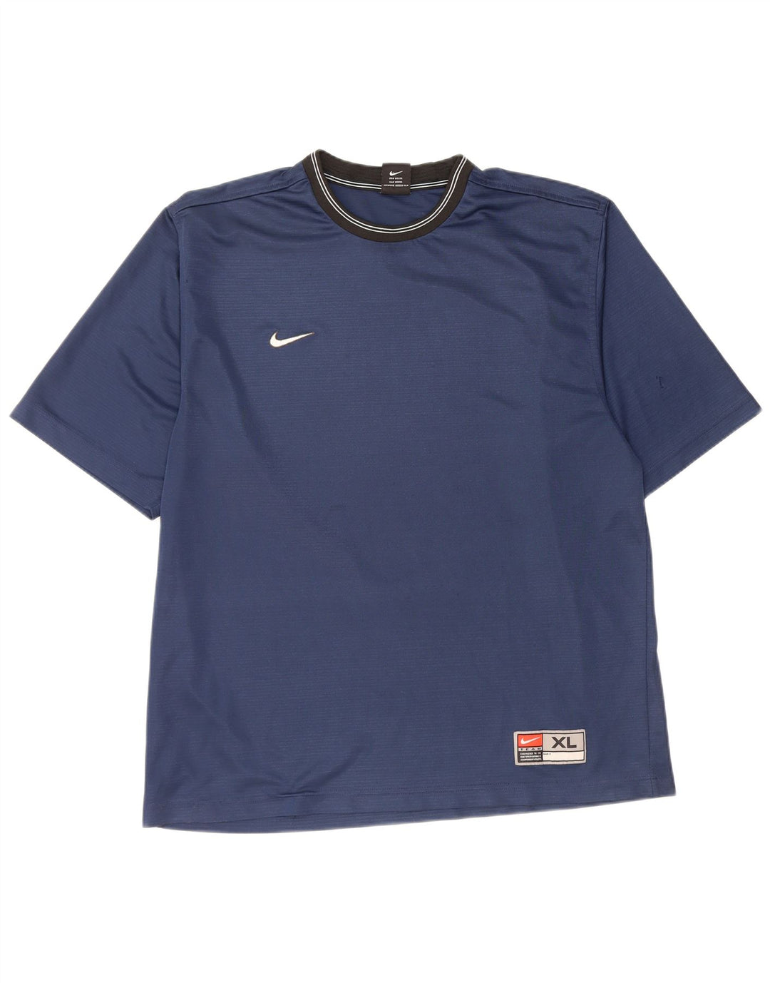 Nike Herren T-Shirt Top UK 45/47 XL Marineblau Polyester
