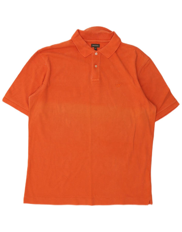 Henry Cottons Herren Poloshirt 2XL Orange Baumwolle