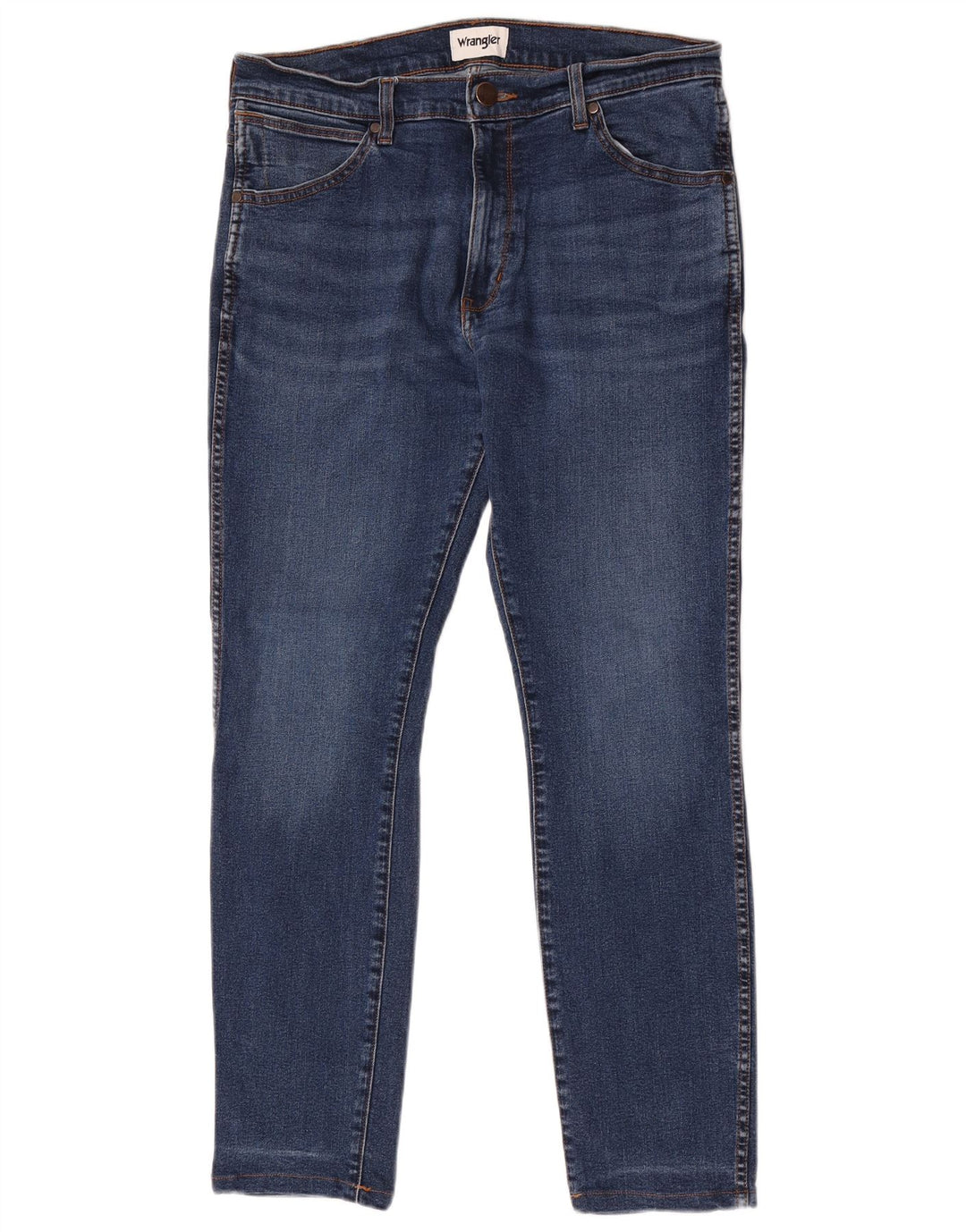 Wrangler Herren Larston Slim Jeans W33 L32 Blaue Baumwolle