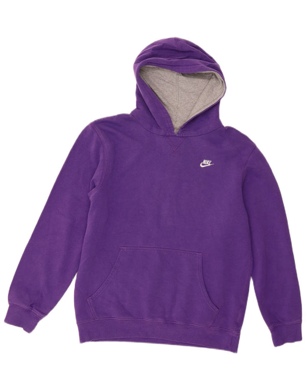 Nike Kapuzenpullover für Jungen, 13–14 Jahre, XL, Lila, Baumwolle