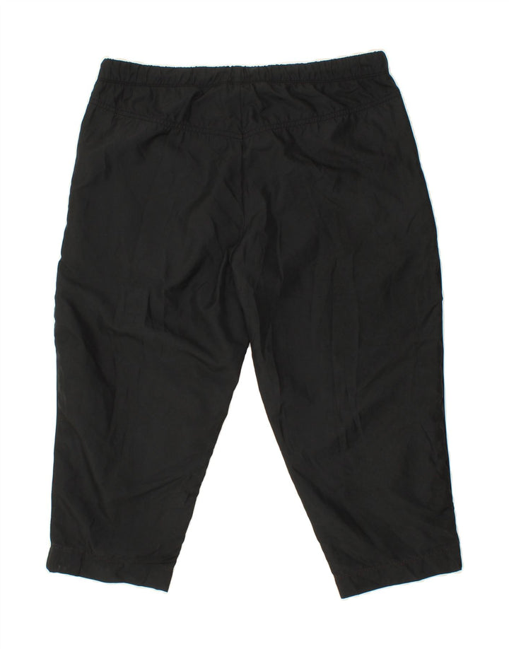NIKE Womens Capri Tracksuit Trousers UK 10/12 Medium  Black Polyester Vintage Nike and Second-Hand Nike from Messina Hembry 