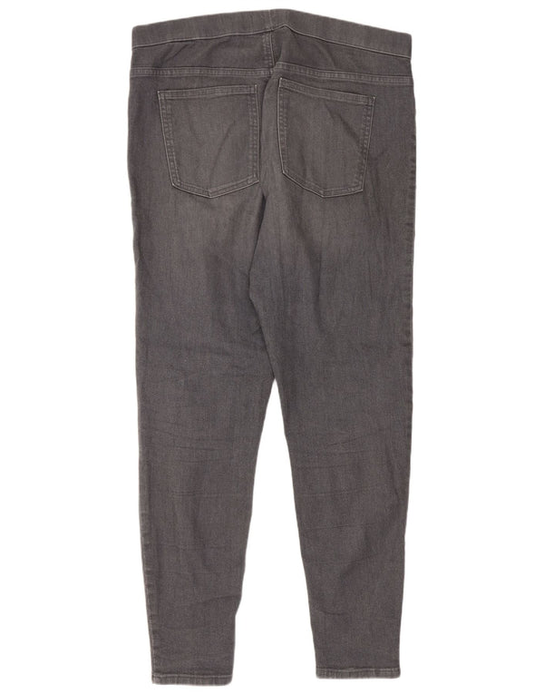 Marks & Spencer Damen Jegging-Jeans UK 16 Large W34 L28 Graue Baumwolle