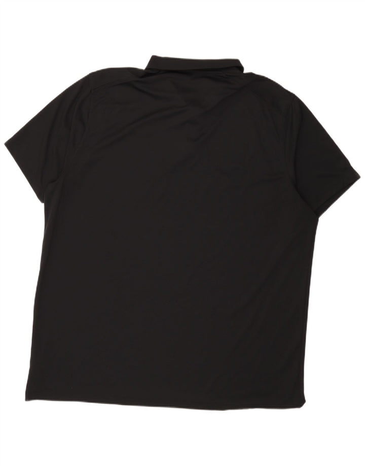 Nike Herren Poloshirt 2XL Schwarz Polyester