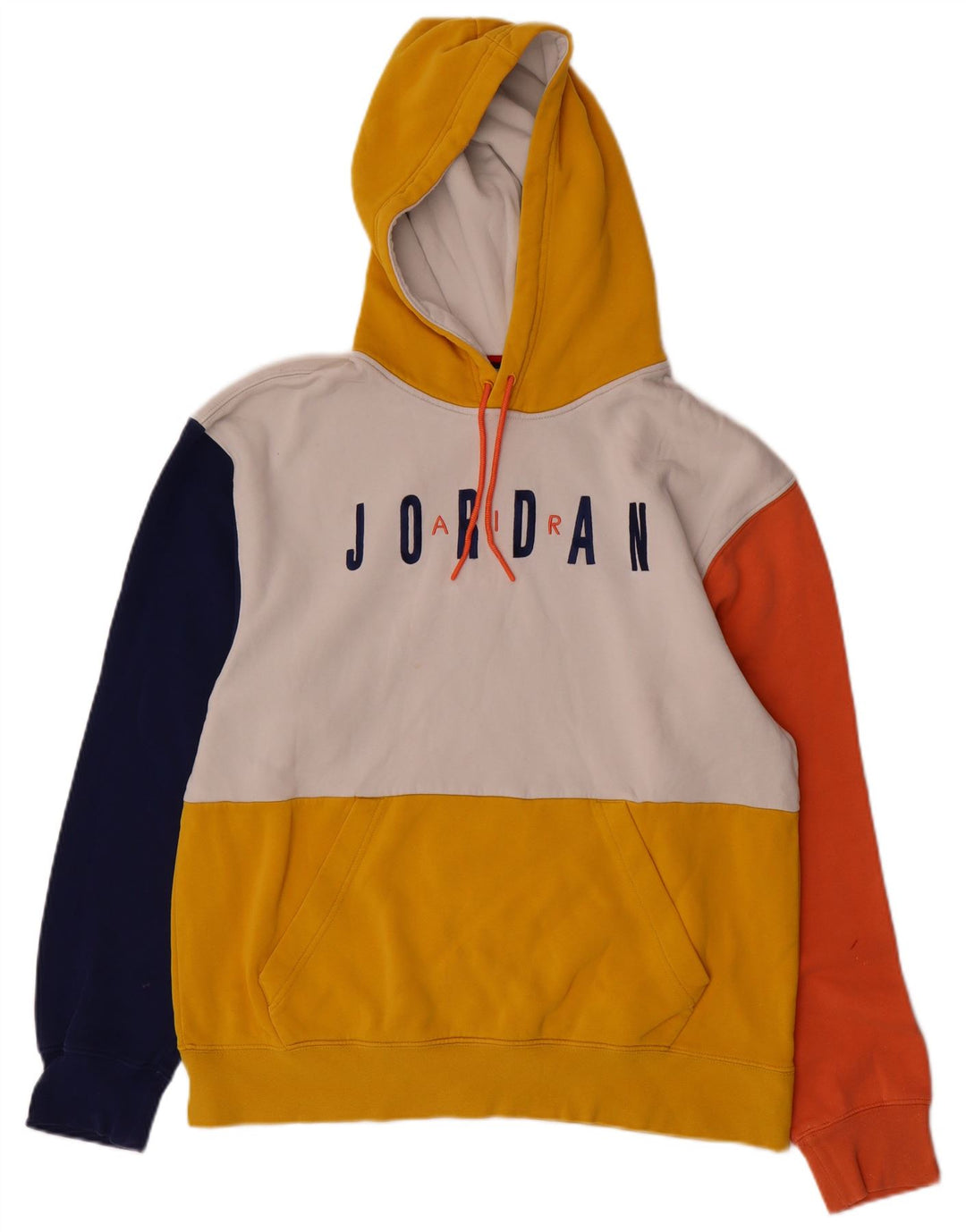 JORDAN Herren-Kapuzenpullover mit Grafik, mittelgroß, mehrfarbig, Farbblock