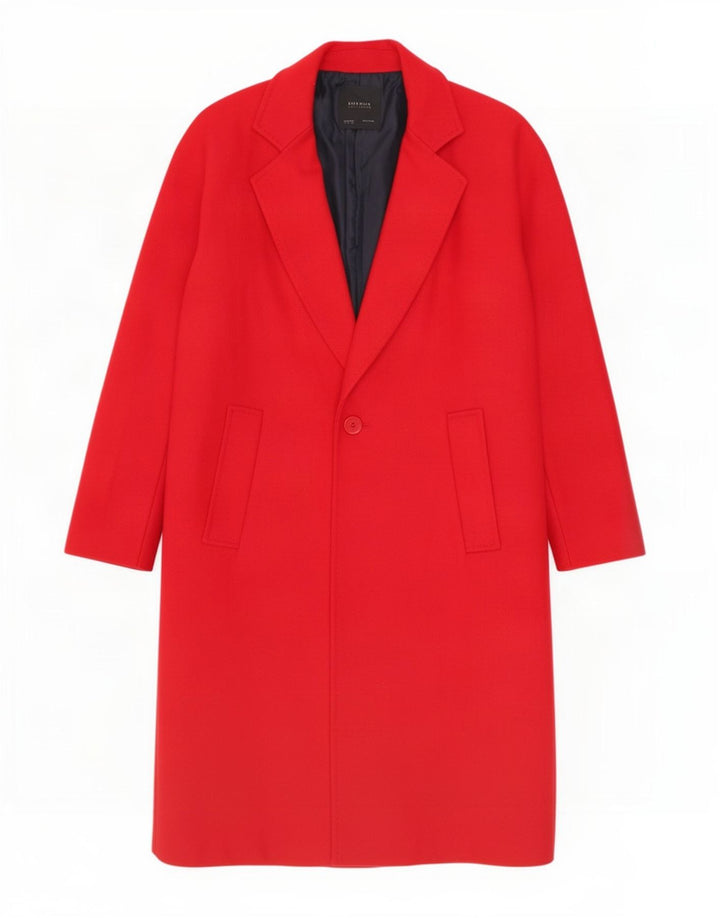 Zara Damen Mantel UK 16 Large Rot