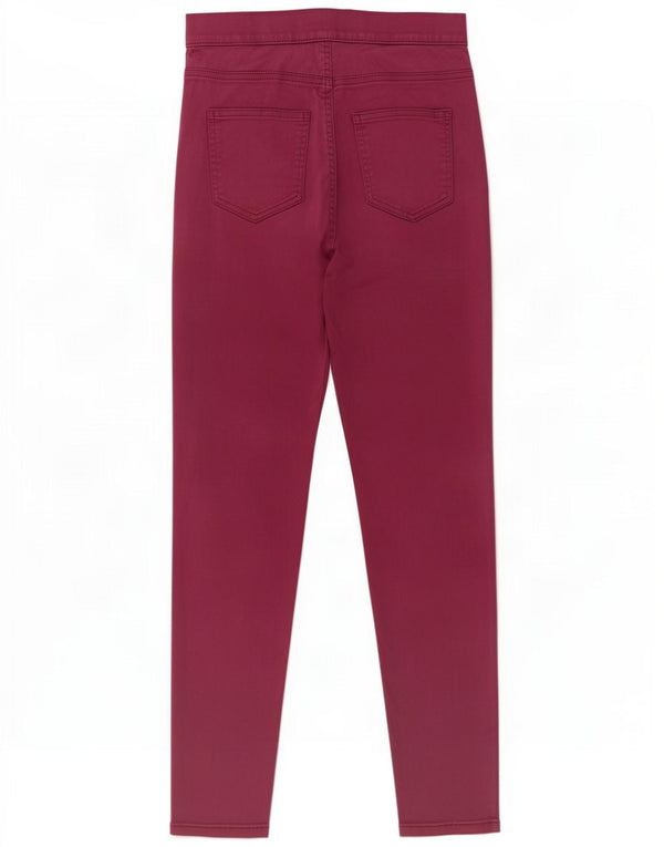 Marks & Spencer Damen Jegging-Jeans UK 12 Medium W29 L28 Lila Baumwolle