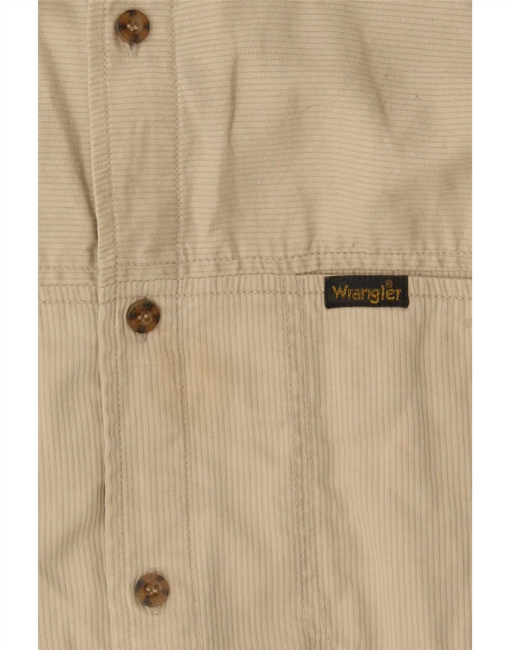Wrangler-Hemd für Jungen, 14–15 Jahre, groß, beige, Nadelstreifen