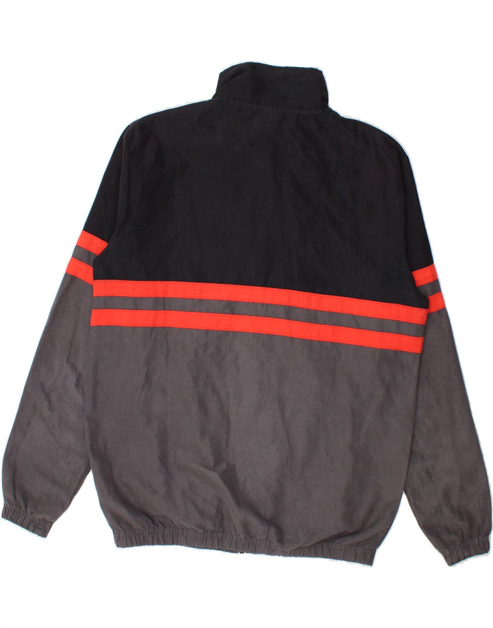 ELLESSE Mens Tracksuit Top Jacket Small Grey Colourblock Polyester Vintage Ellesse and Second-Hand Ellesse from Messina Hembry 