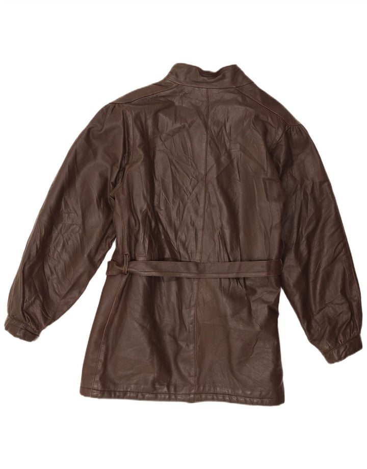 Vintage Damen Lederjacke EU 38 Mittelbraun