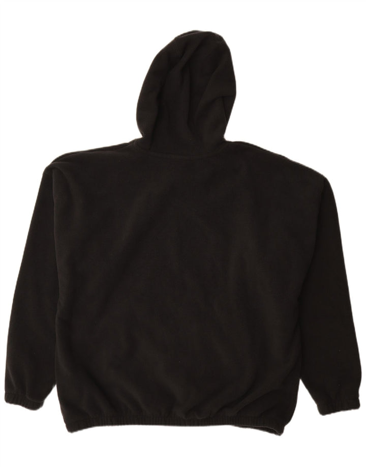 Nike Herren-Fleecepullover mit Kapuze, groß, aus schwarzem Polyester