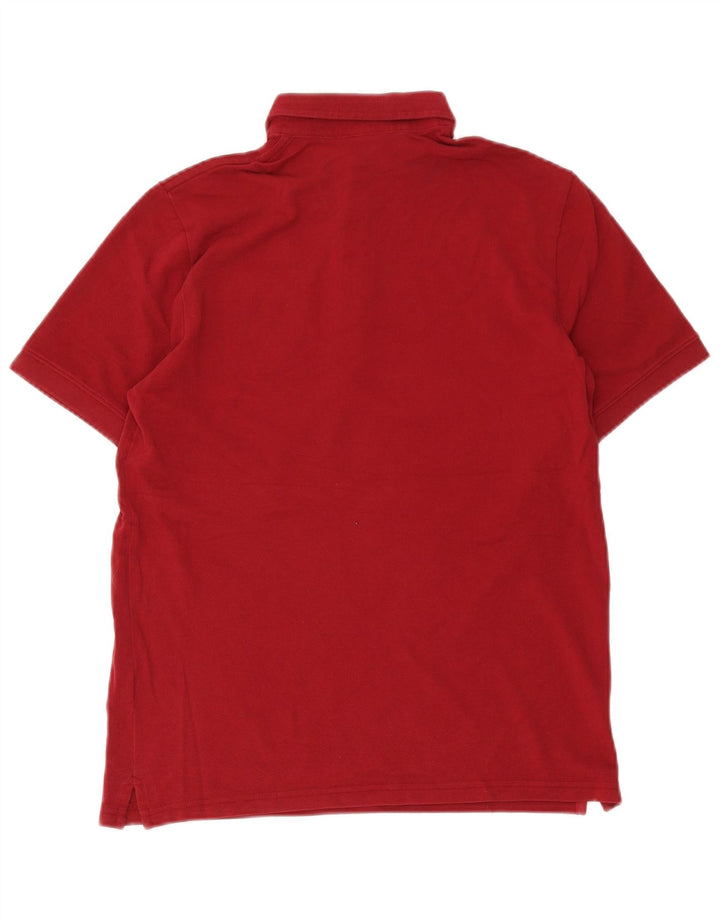 G-Star Herren-Poloshirt aus mittlerer burgunderroter Baumwolle