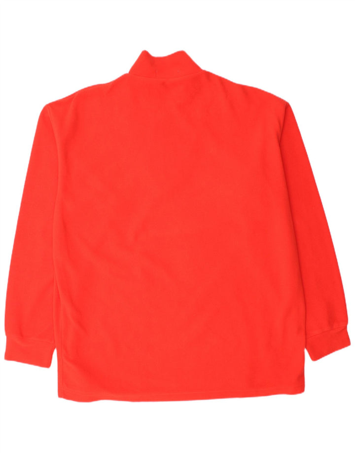 Fila Herren-Fleecepullover mit Reißverschluss am Hals IT 56 2XL Orange