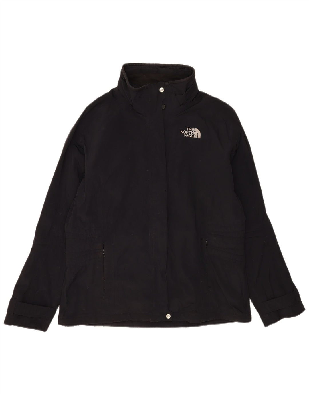 The North Face Damen Übergroße Regenjacke UK 18 XL Schwarz Nylon