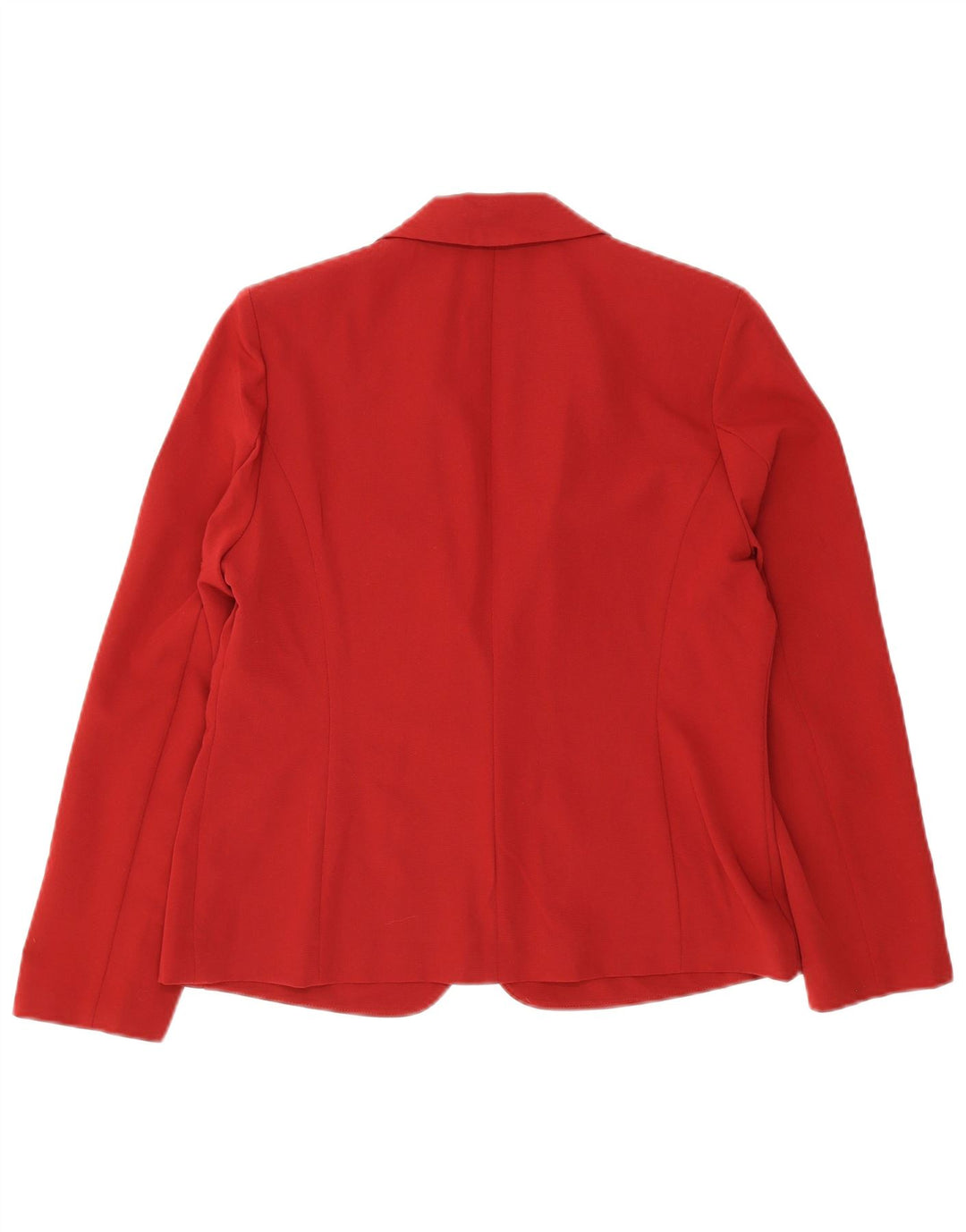 Marks & Spencer Damen Blazer Jacke UK 14 Mittelrotes Polyester