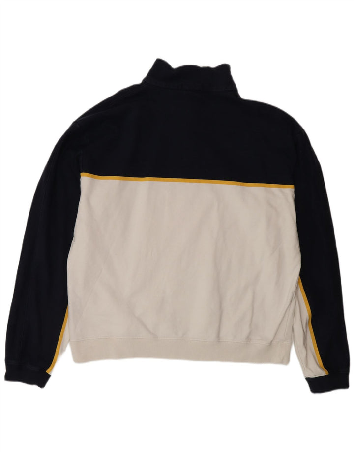 Nautica Herren-Sweatshirt mit Grafik, groß, Weiß, Farbblock