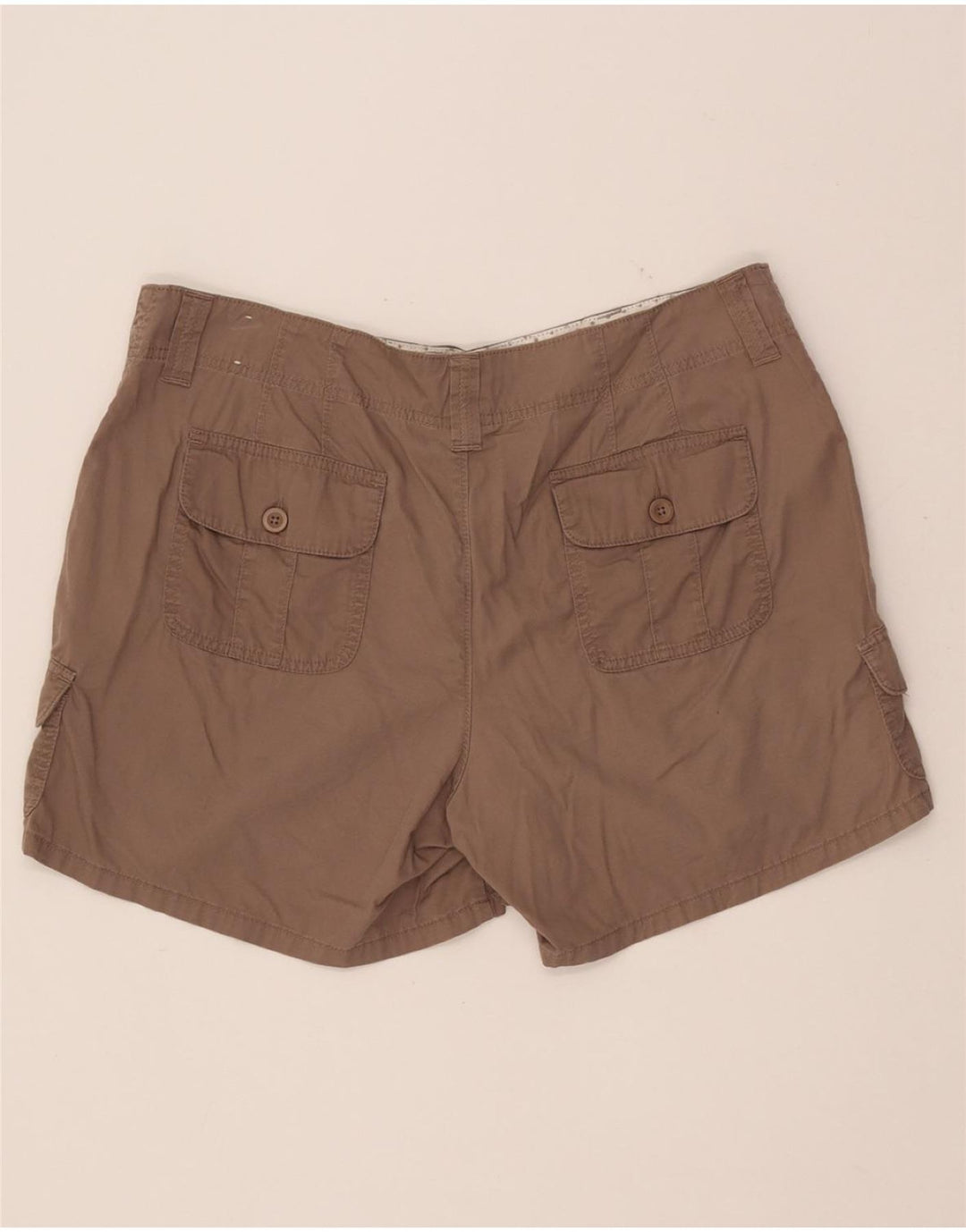 LEE Damen Cargoshorts US 16 2XL W37 Braune Baumwolle