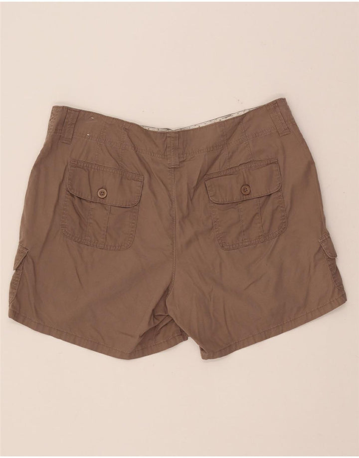 LEE Damen Cargoshorts US 16 2XL W37 Braune Baumwolle
