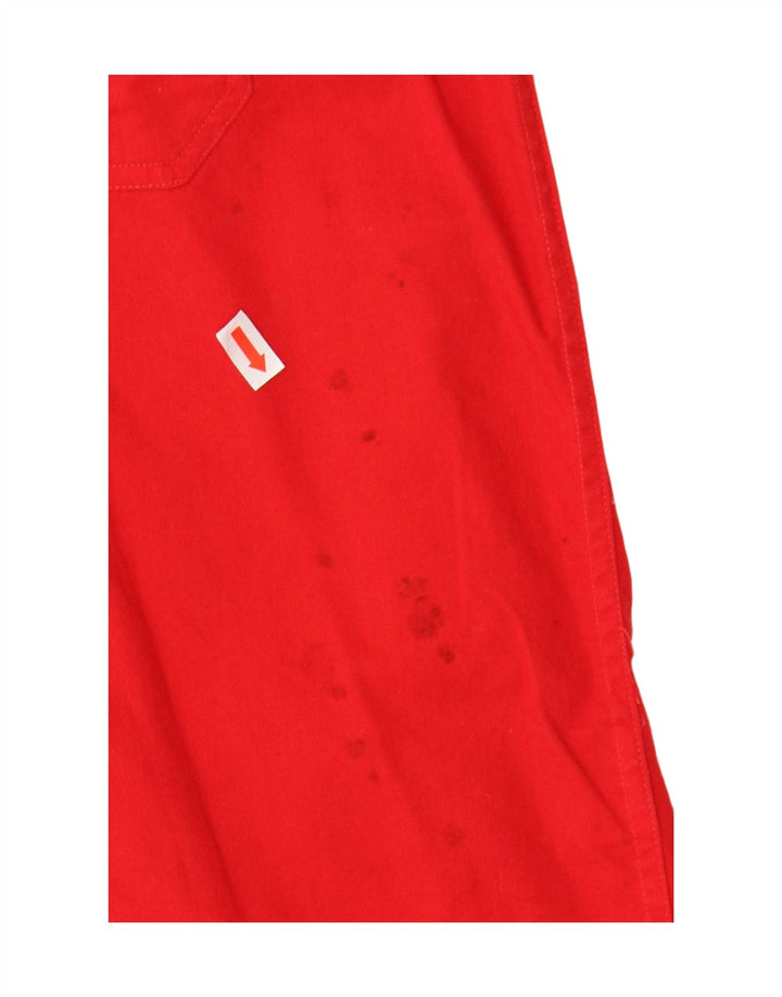 BALL ON Mens Shirt Medium Red Cotton Vintage Ball On and Second-Hand Ball On from Messina Hembry 