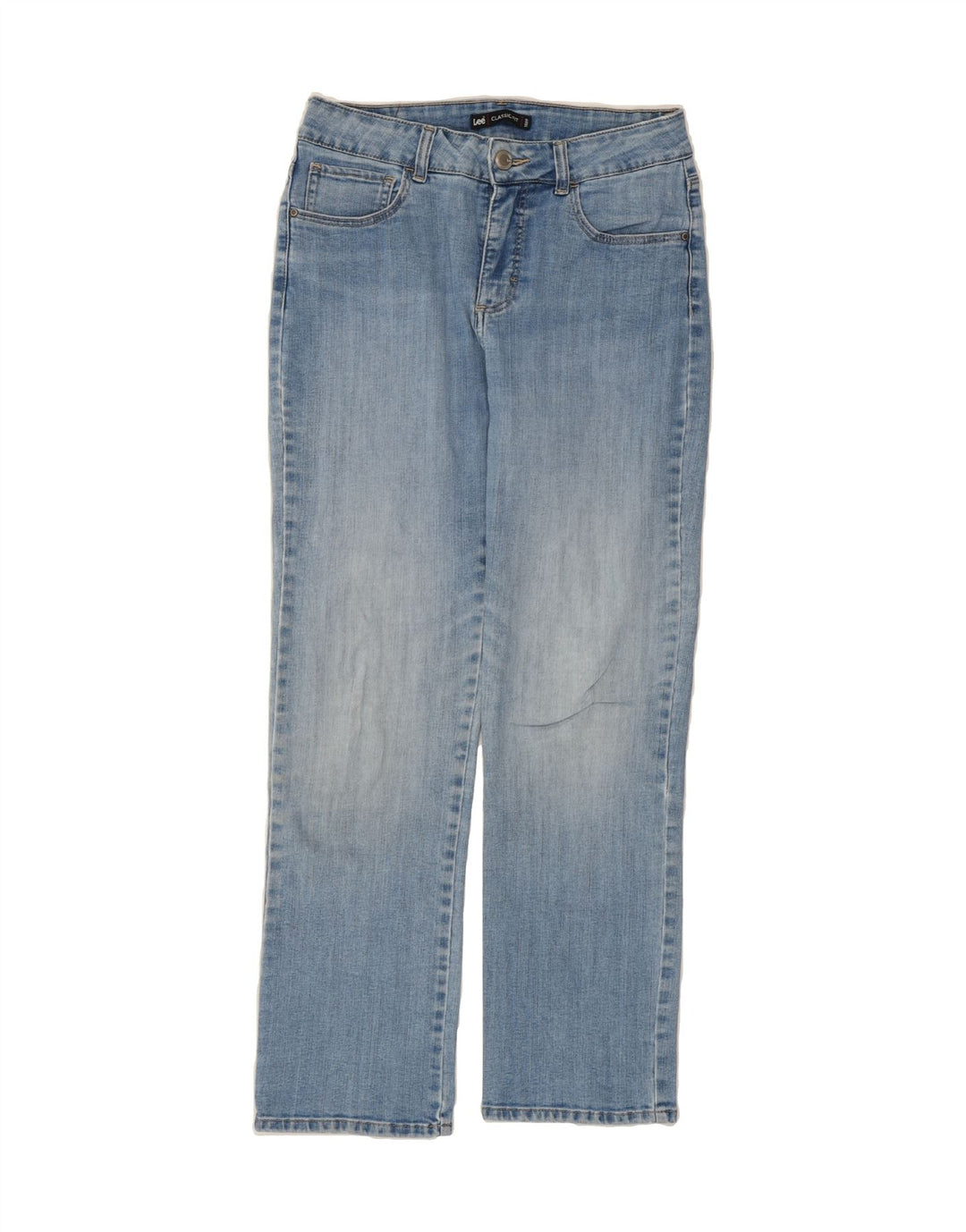 LEE Womens Classic Fit Straight Jeans W30 L28 Blue Vintage Lee and Second-Hand Lee from Messina Hembry 