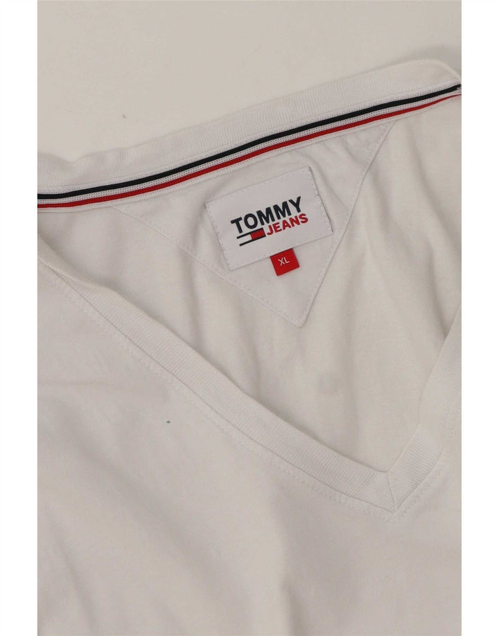 Tommy Hilfiger Herren T-Shirt Top XL Weiß