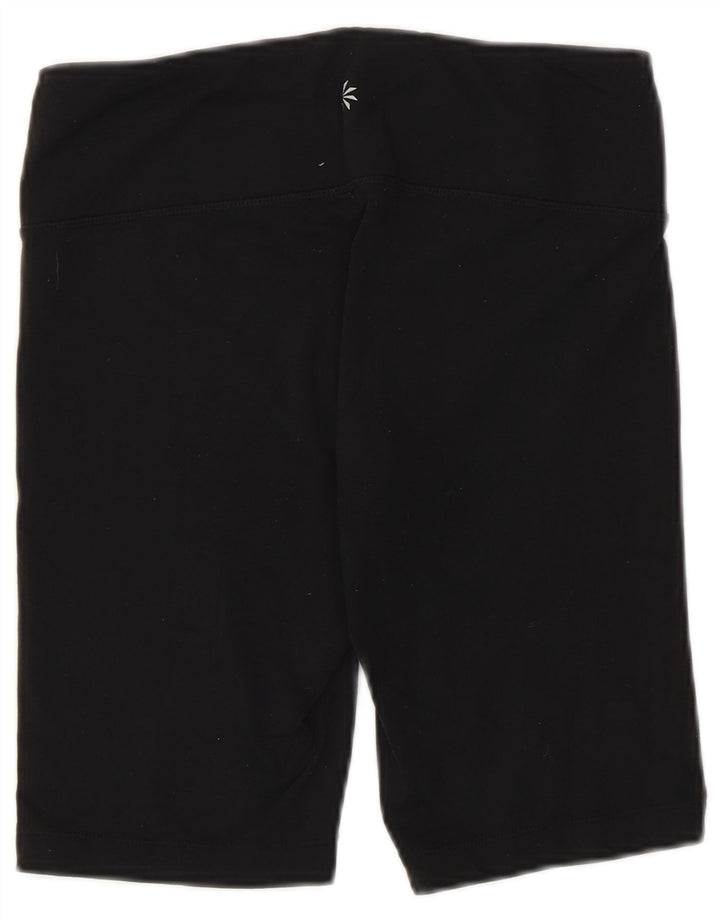 ATHLETA Damen Sportshorts UK 8 Small Schwarz Polyester