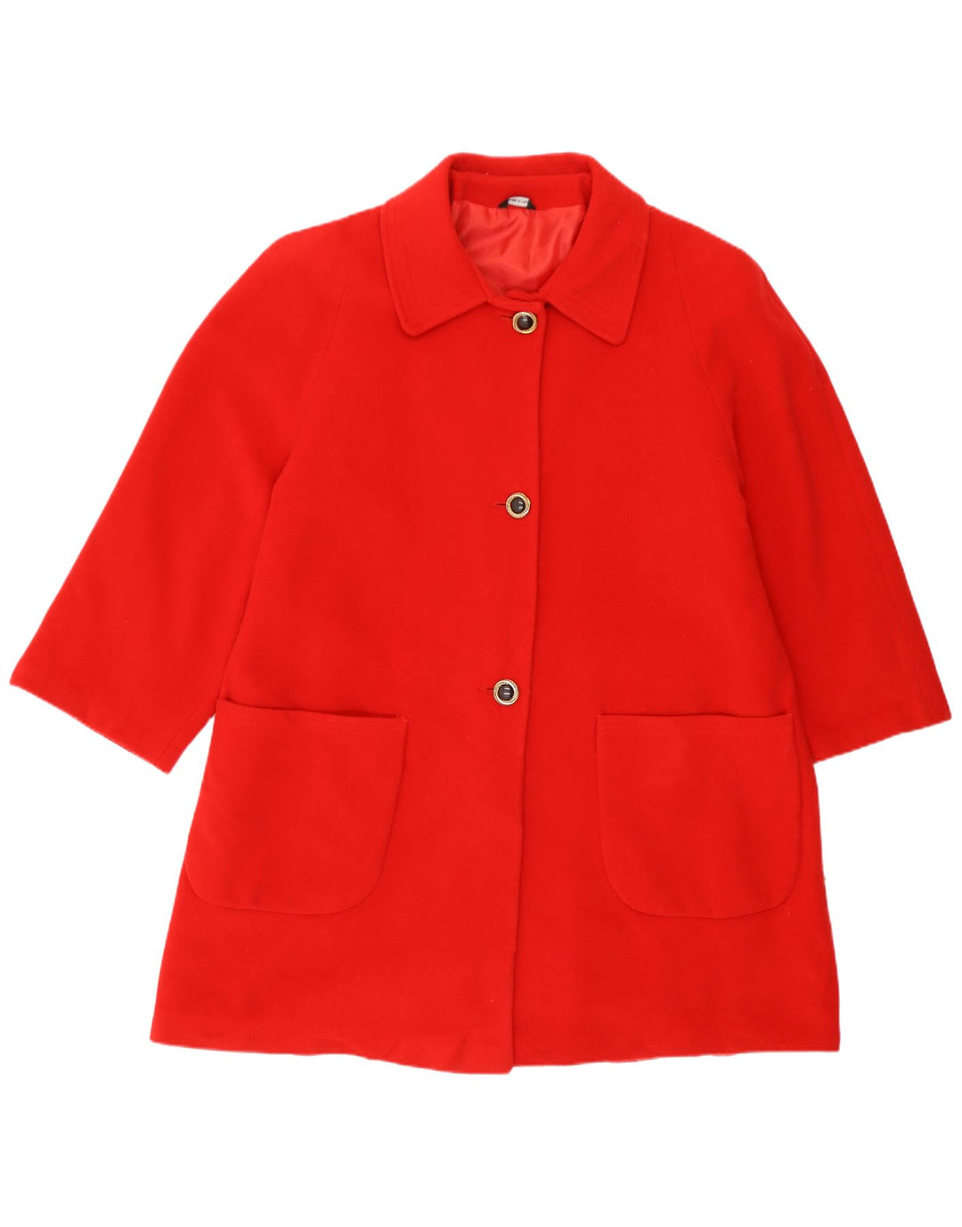 Vintage Damen Mantel UK 16 Groß Rot