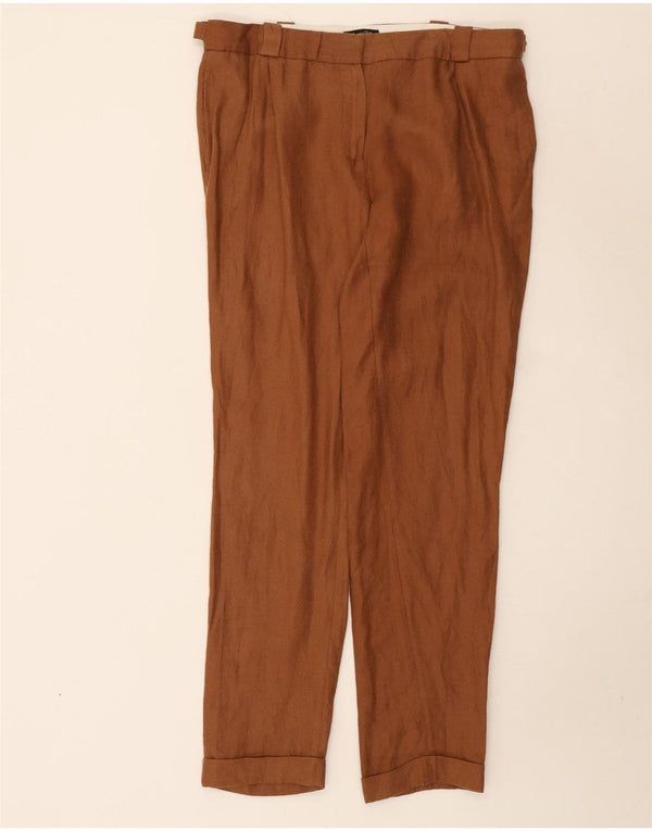 Massimo Dutti Damen Regular Chinohose EU 40 Medium W30 L31 Braun