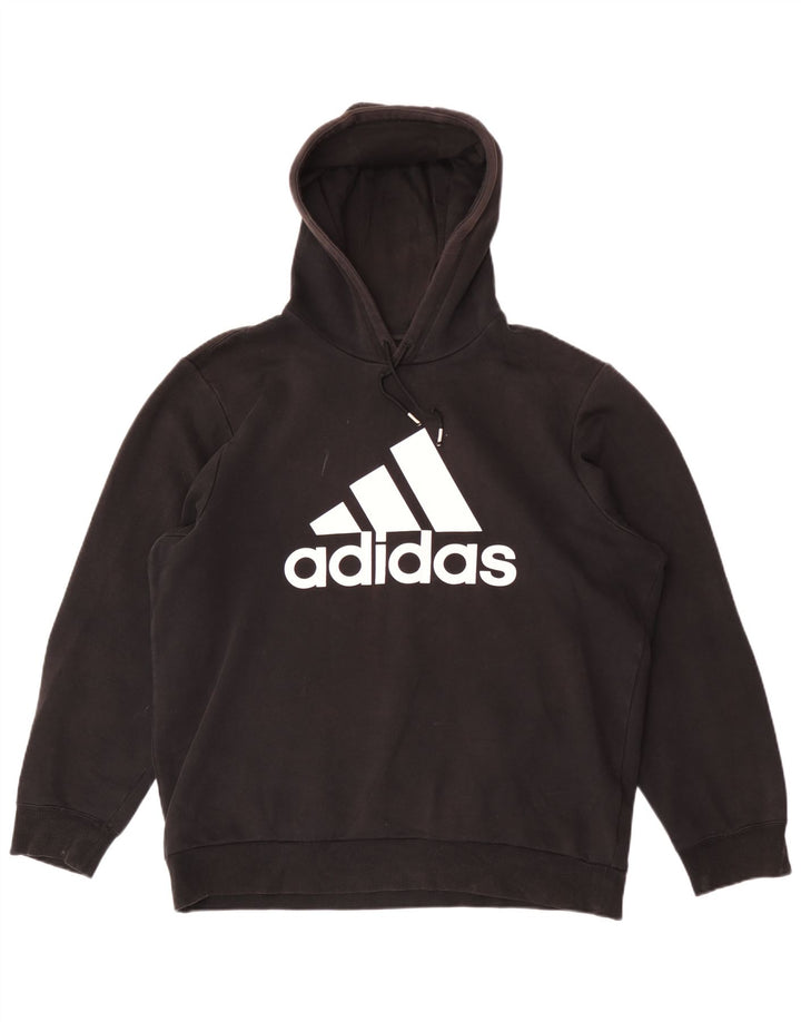 Adidas Herren Graphic Hoodie Pullover Large Schwarz