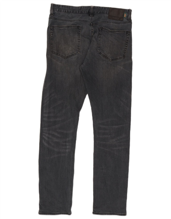 Superdry Herren Slim Jeans W32 L32 Graue Baumwolle