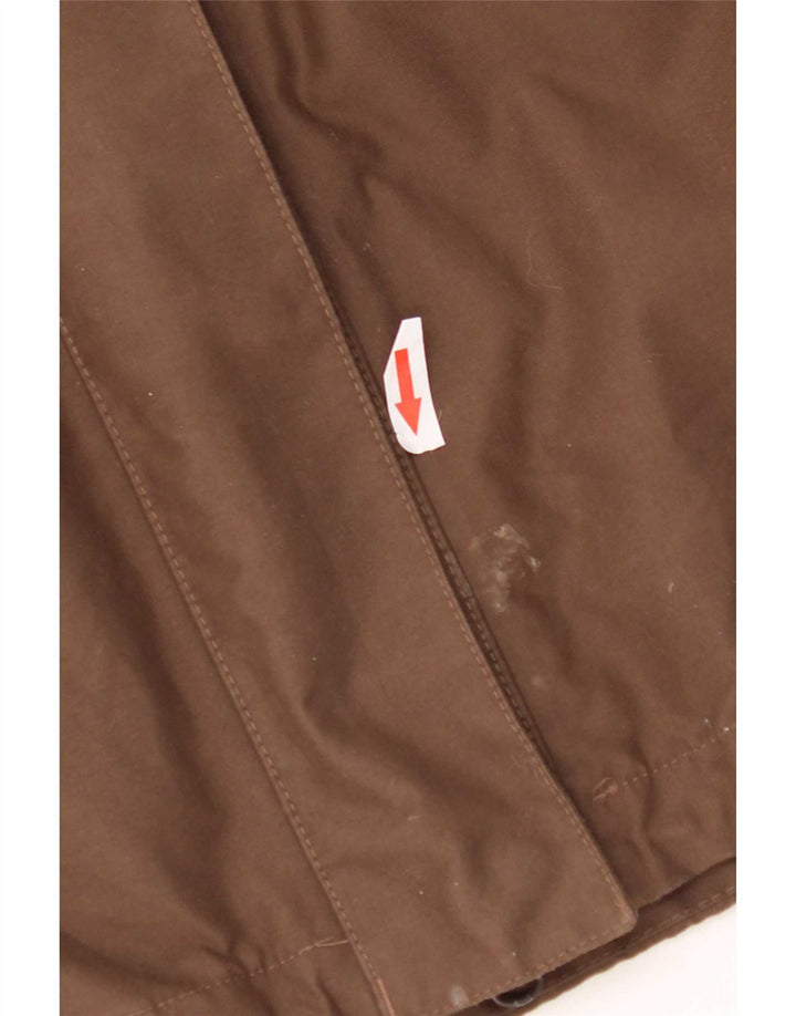Jack Wolfskin Damen Parka mit Kapuze, UK 16, Größe L, braun, Polyester