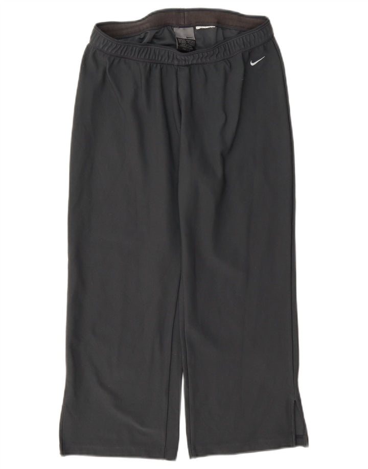 Nike Damen Dri Fit Capri Regular Hose UK 10/12 Mittelgrau