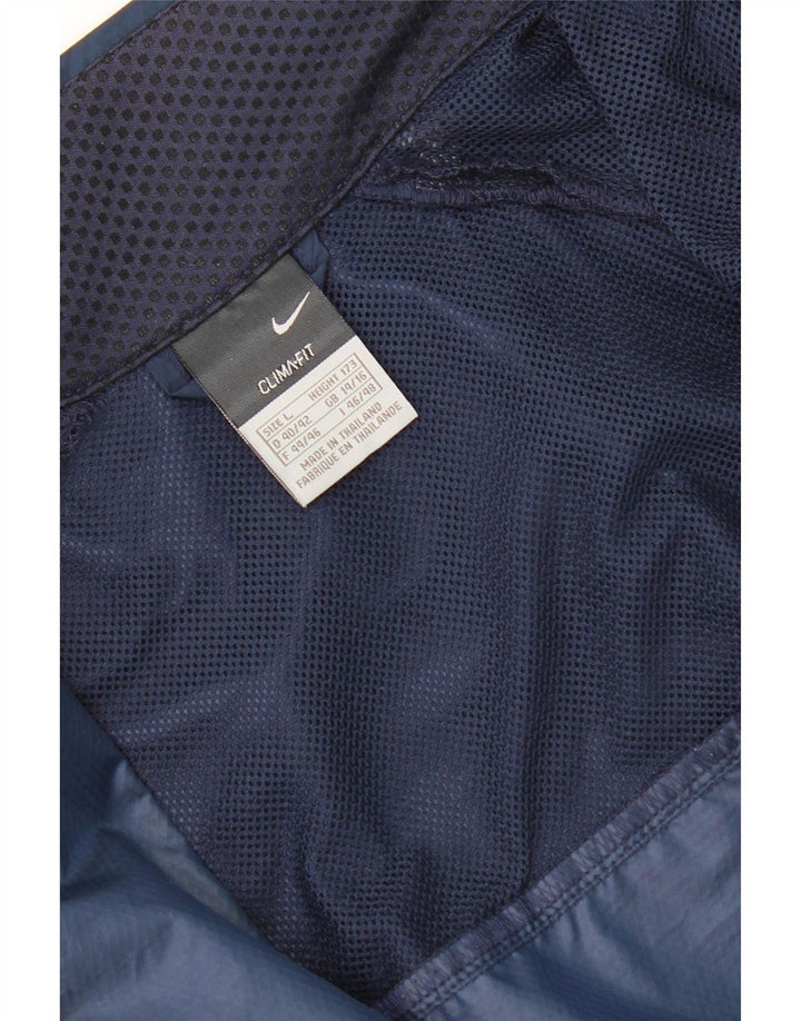 Nike Damen-Trainingsanzug-Top-Jacke UK 14/16 Large Marineblau