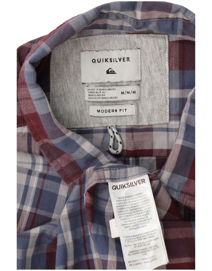 Quiksilver Herren-Kurzarmhemd, mittelgroß, mehrfarbig, kariert, Baumwolle