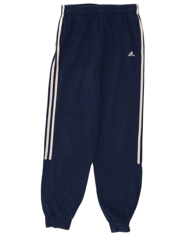Adidas Jungen Trainingshose Jogger 13-14 Jahre Marineblaue Baumwolle