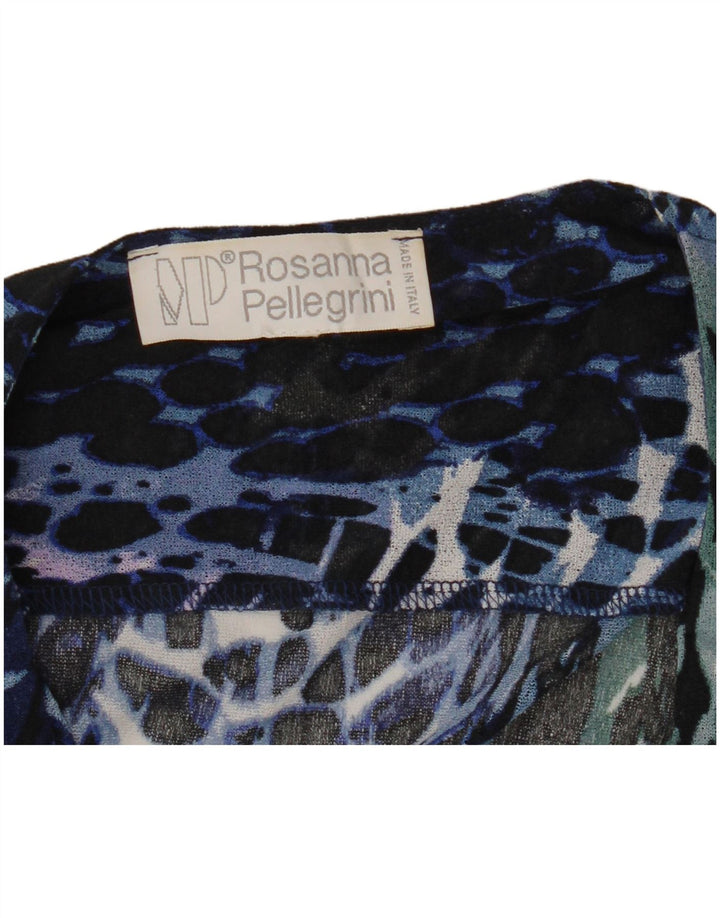 ROSANNA PELLEGRINI Damen Hemdbluse UK 14 Medium Mehrfarbig