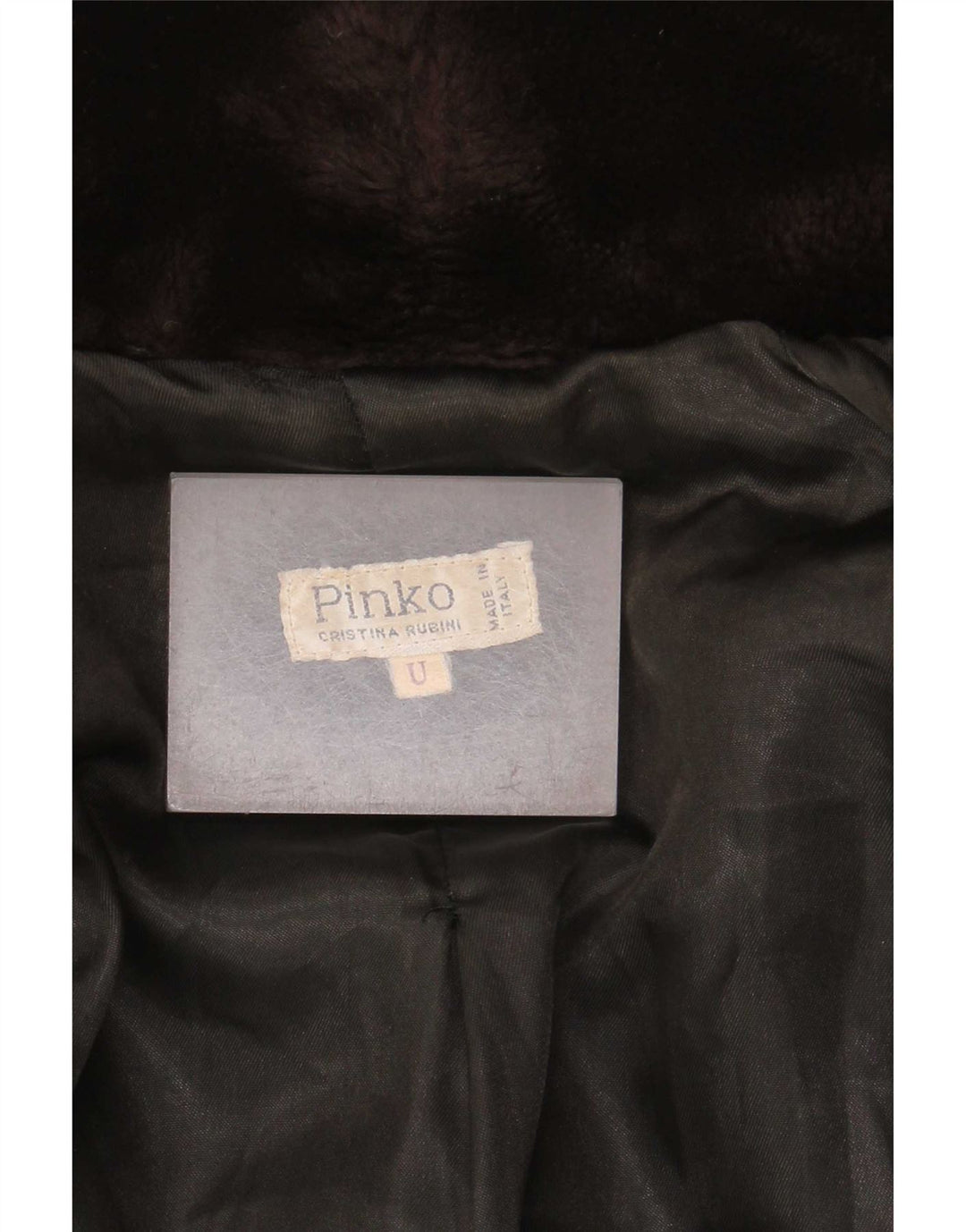 Pinko Damen Kunstfelljacke, Einheitsgröße, Braun