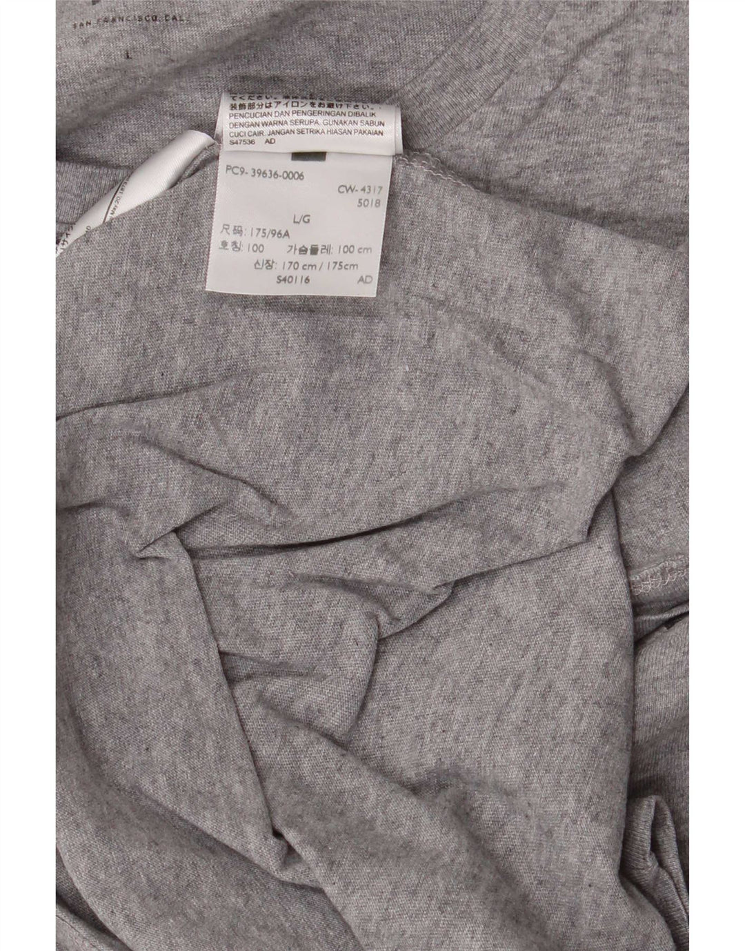 Levi's Herren-T-Shirt mit Grafik, groß, grau gestreift, Baumwolle