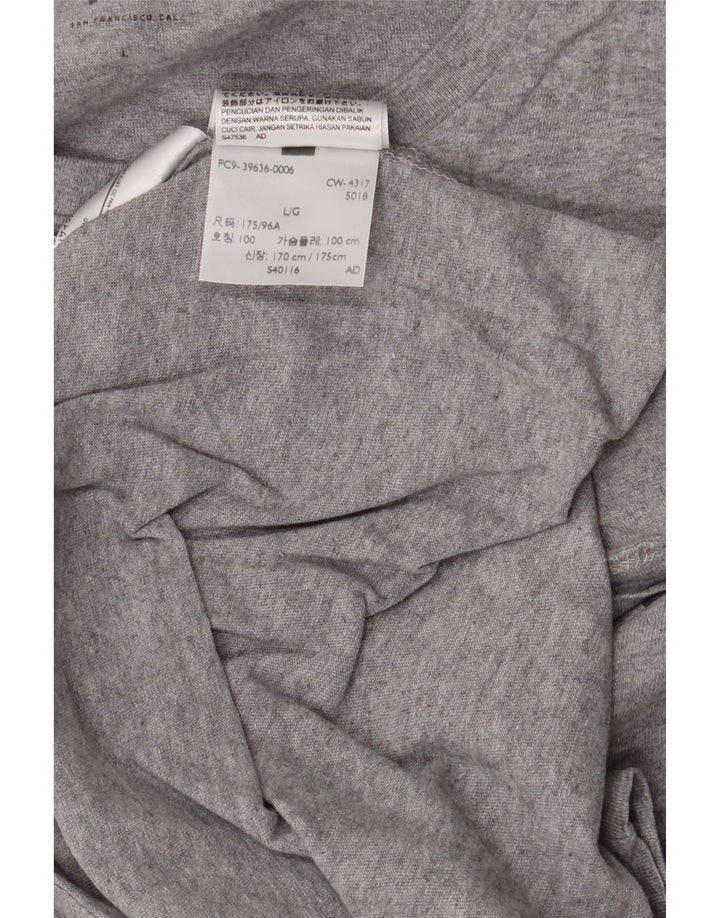 Levi's Herren-T-Shirt mit Grafik, groß, grau gestreift, Baumwolle