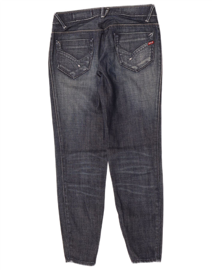 Gas Damen Slim Jeans W27 L26 Blaue Baumwolle