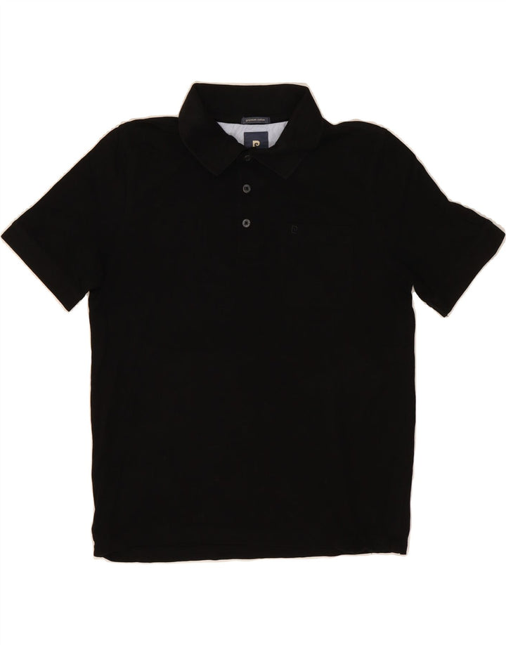 PIERRE CARDIN Mens Polo Shirt Small Black Vintage Pierre Cardin and Second-Hand Pierre Cardin from Messina Hembry 
