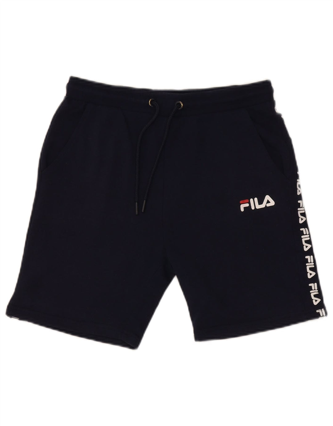 FILA Grafik-Sportshorts für Jungen, 13–14 Jahre, marineblaues Polyester